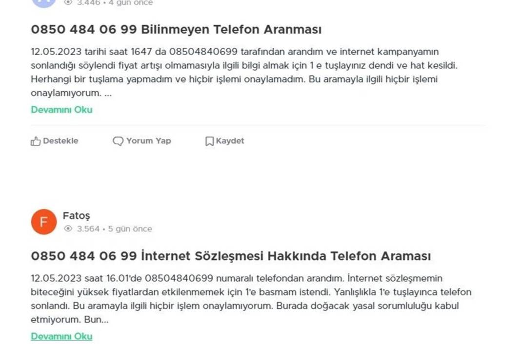 Bu numaralara dikkat: Dolandırılabilirsiniz! Spam yapan 0850 no'lu numaralar yayınlandı, hemen engelleyin 17